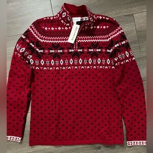 Men’s holiday sweater (red)